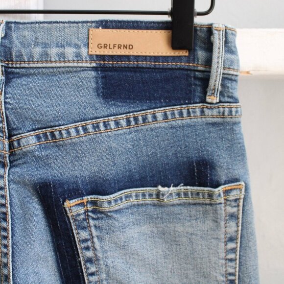 GRLFRND Kendall Super Stretch High Rise Skinny Jeans Blue Duran Size 27 - Picture 7 of 10